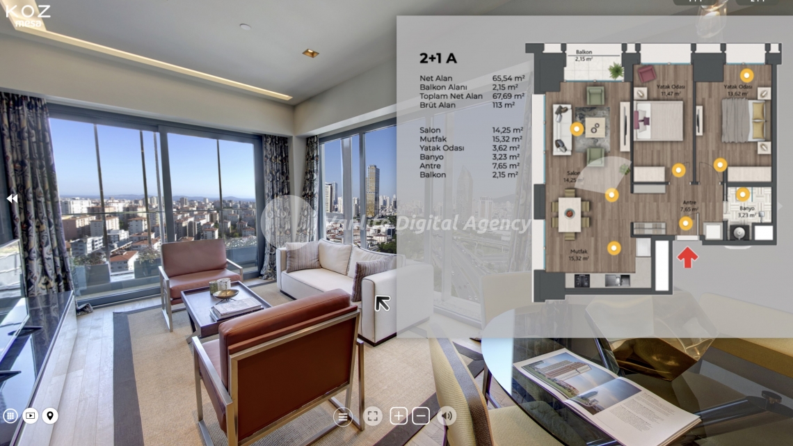 Mesa Koz Sanal Tur Çekimi