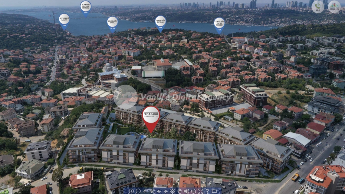 Tahincioğlu Nidapark Çengelköy Havadan Sanal Tur Çekimi